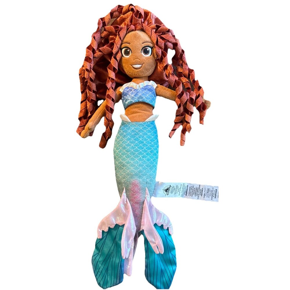 Disney Parks Store Ariel Plush 18” Doll The Little Mermaid Live Action Movie